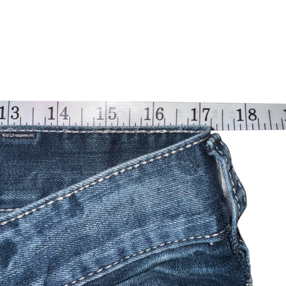 Silver Jeans Co Eddie Jeans Men’s Size 34X34 Blue Relaxed Tapered Cut Dark Wash - Picture 8 of 12